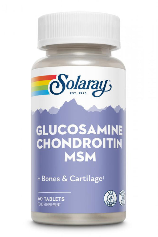 Solaray Glucosamine Chondroitin MSM 60's - Dennis the Chemist
