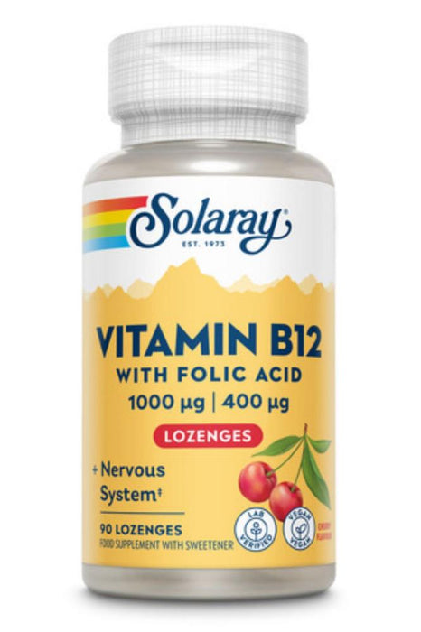 Vitamin B12 with Folic Acid 1000ug 400ug 90's - Dennis the Chemist