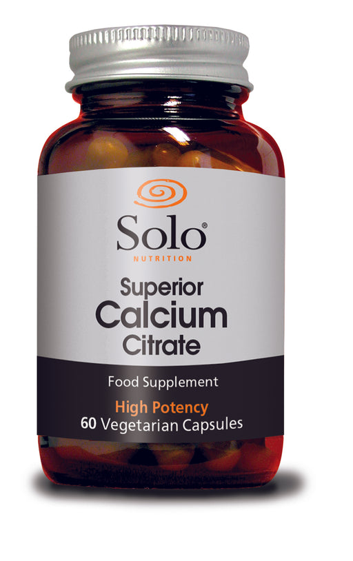 Solo Nutrition Superior Calcium Citrate 60's - Dennis the Chemist