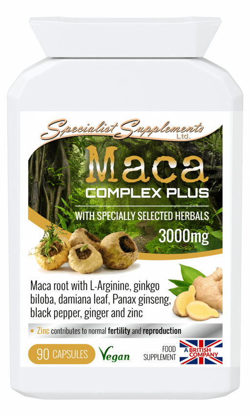 Specialist Supplements Maca Complex Plus 90's - Dennis the Chemist