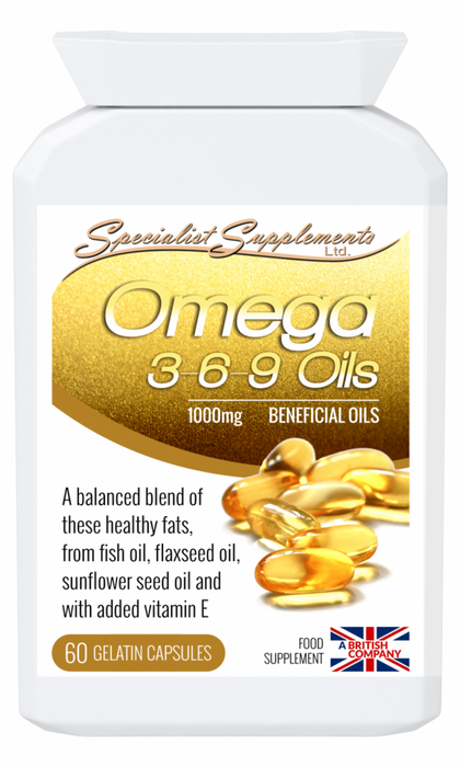 Specialist Supplements Omega 3-6-9 Oils 60's - Dennis the Chemist