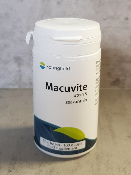 Springfield Nutraceuticals Macuvite 100's - Dennis the Chemist