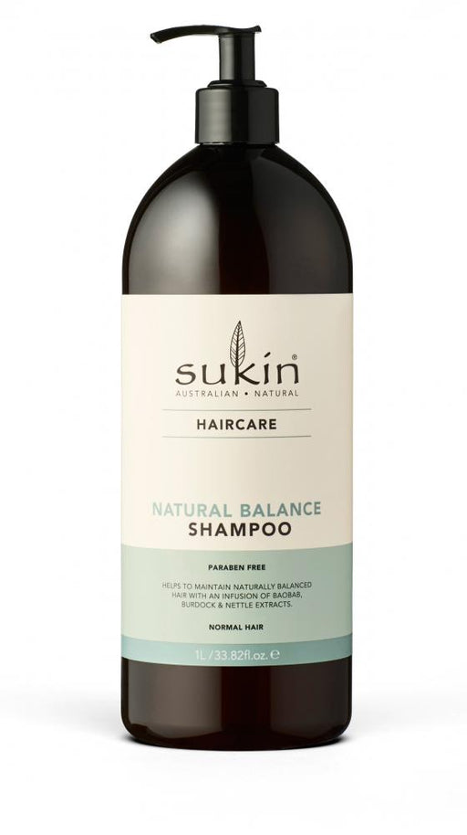 Sukin Haircare Natural Balance Shampoo 1ltr - Dennis the Chemist