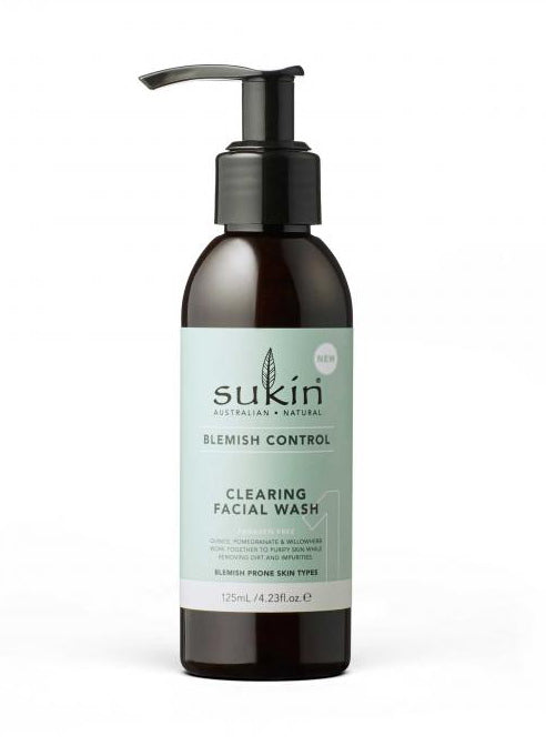 Sukin Blemish Control Clearing Facial Wash 125ml - Dennis the Chemist