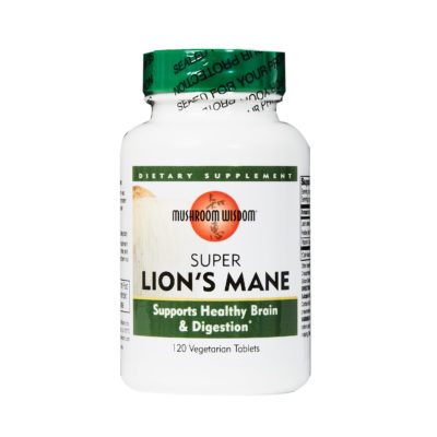 Mushroom Wisdom Super Lion’s Mane Mushroom 120 Tablets - Dennis the Chemist