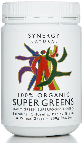 Synergy Natural Super Greens (100% Organic) 500g - Dennis the Chemist