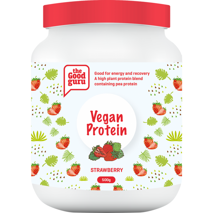 Vegan Protein Strawberry 500g - Dennis the Chemist