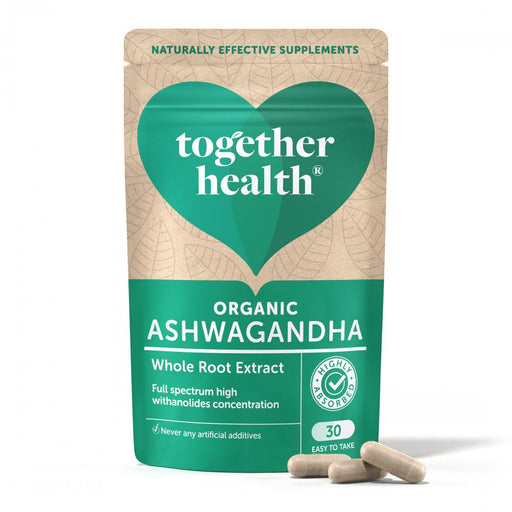Together Health Organic Ashwagandha Whole Root Extract 30's - Dennis the Chemist