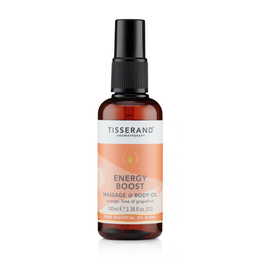 Tisserand Energy Boost Massage & Body Oil 100ml - Dennis the Chemist