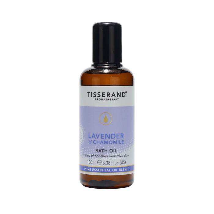 Tisserand Lavender & Chamomile Bath Oil 100ml - Dennis the Chemist