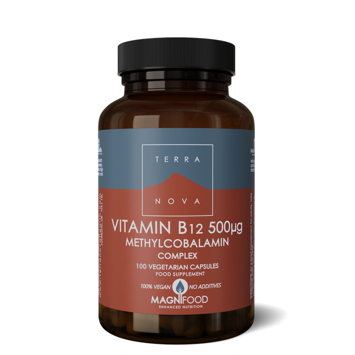 Terranova Vitamin B12 500ug Methylcobalamin Complex 100's - Dennis the Chemist