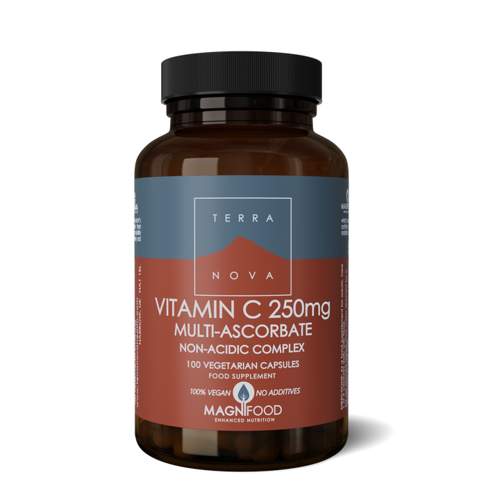 Terranova Vitamin C 250mg Multi-Ascorbate 100's - Dennis the Chemist