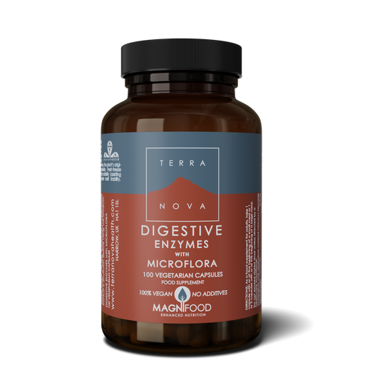 Terranova Digestive Enzymes with Microflora 100's - Dennis the Chemist