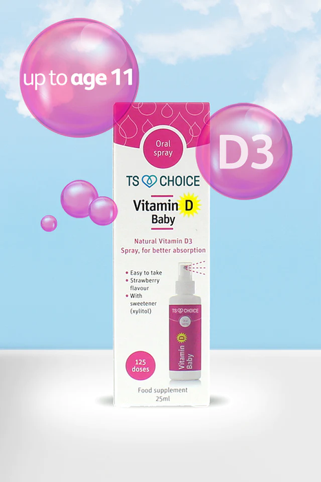 TS Choice Vitamin D Baby Oral Spray 25ml - Dennis the Chemist