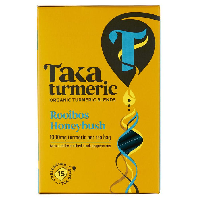 Taka Turmeric Rooibos Honeybush Teabags 15's - Dennis the Chemist