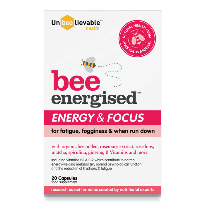 Unbeelievable bee energised Energy & Focus 20's - Dennis the Chemist