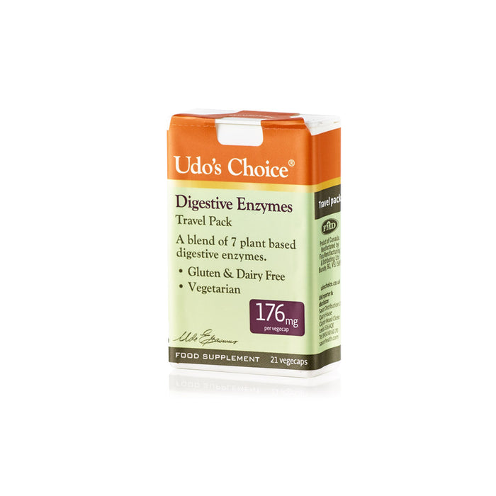 Udo's Choice Digestive Enzyme Blend Travel Pack 21's - Dennis the Chemist