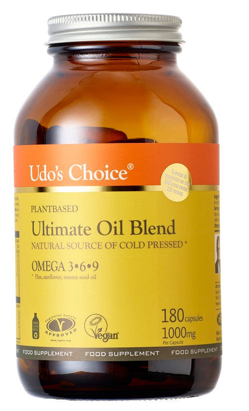 Udo's Choice Ultimate Oil Blend Omega 3.6.9 1000mg 180's - Dennis the Chemist