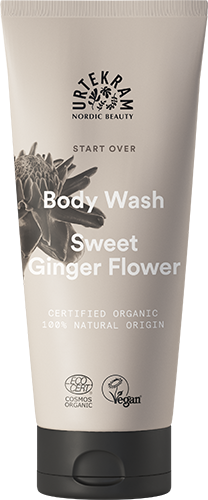 Urtekram Body Wash Sweet Ginger Flower 200ml - Dennis the Chemist