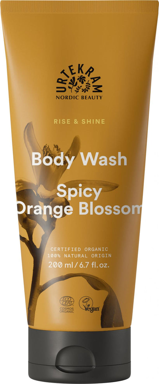 Urtekram Body Wash Spicy Orange Blossom 200ml - Dennis the Chemist