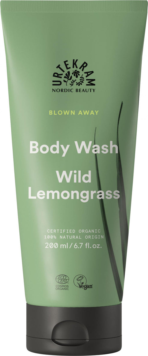 Urtekram Body Wash Wild Lemongrass 200ml - Dennis the Chemist