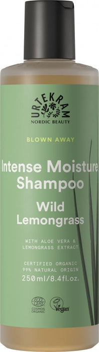 Urtekram Intense Moisture Shampoo Wild Lemongrass 250ml - Dennis the Chemist