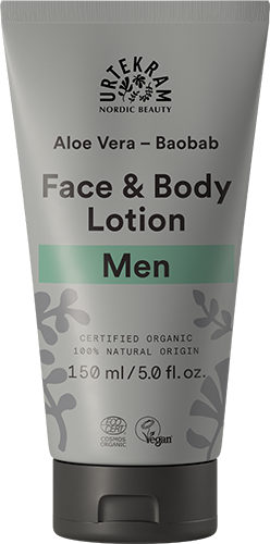 Urtekram Aloe Vera - Baobab Face & Body Lotion Men 150ml - Dennis the Chemist
