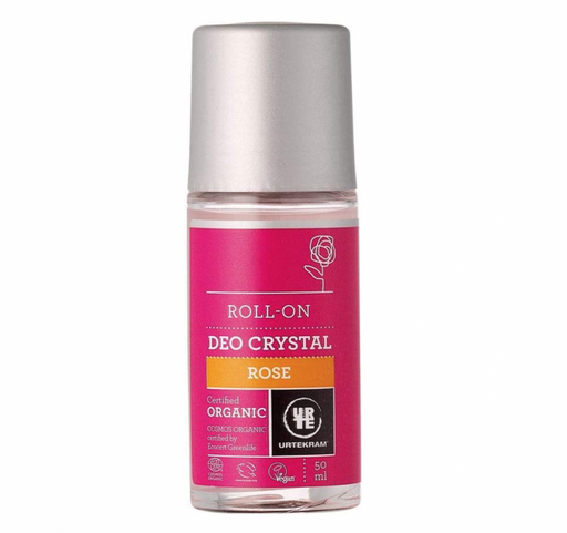 Urtekram Roll-On Deo Crystal Rose Deodorant 50ml - Dennis the Chemist