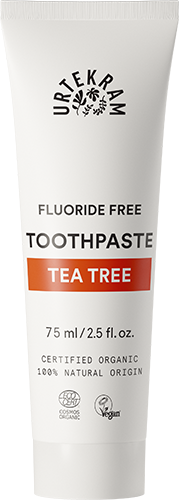 Urtekram Toothpaste Tea Tree (Fluoride Free) 75ml - Dennis the Chemist