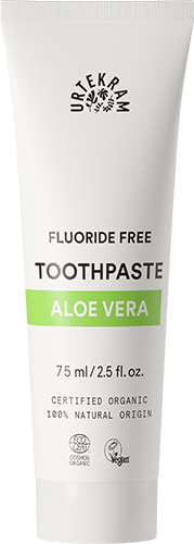 Urtekram Toothpaste Aloe Vera (Fluoride Free) 75ml - Dennis the Chemist