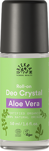 Urtekram Roll-On Deo Crystal Aloe Vera 50ml - Dennis the Chemist