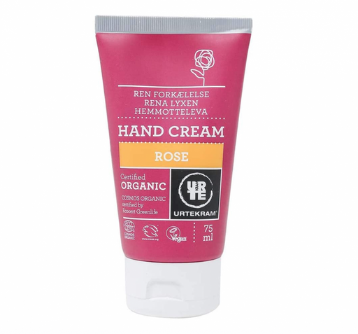 Urtekram Nourishing Hand Cream Rose 75ml - Dennis the Chemist