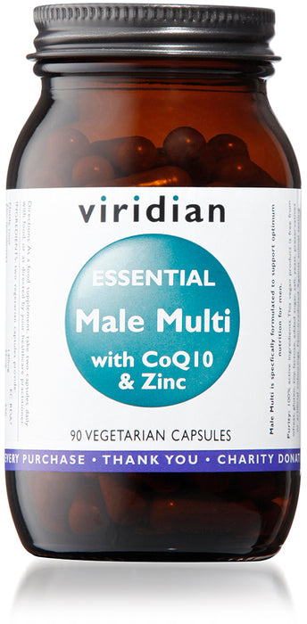 Essential Male Multi with CoQ10 + zinc 90's - Dennis the Chemist