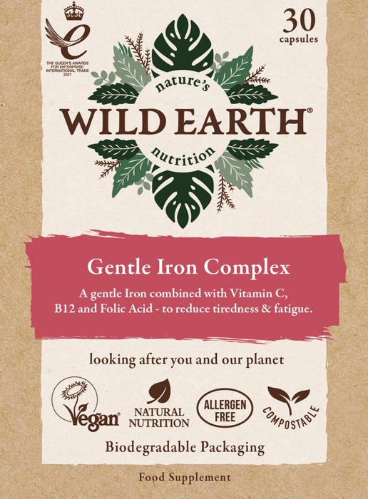 Wild Earth Gentle Iron Complex 30's - Dennis the Chemist