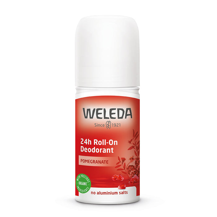 Weleda 24h Roll-On Deodorant Pomegranate 50ml - Dennis the Chemist