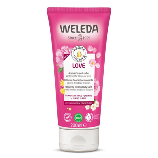 Weleda Aroma Shower Love Pampering Creamy Body Wash 200ml - Dennis the Chemist