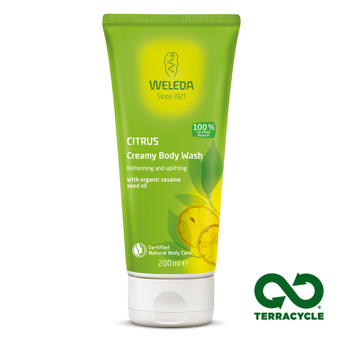 Weleda Refresh Creamy Body Wash Citrus 200ml - Dennis the Chemist