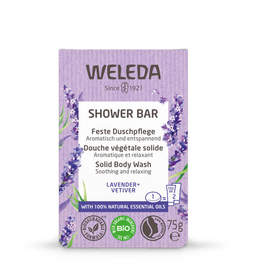 Weleda Shower Bar Lavender + Vetiver 75g - Dennis the Chemist