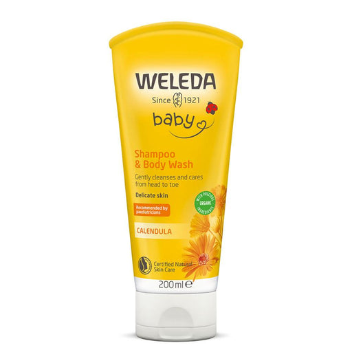 Weleda Baby Shampoo & Body Wash Calendula 200ml - Dennis the Chemist
