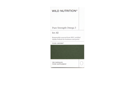 Wild Nutrition Pure Strength Omega 3 for All 120's - Dennis the Chemist