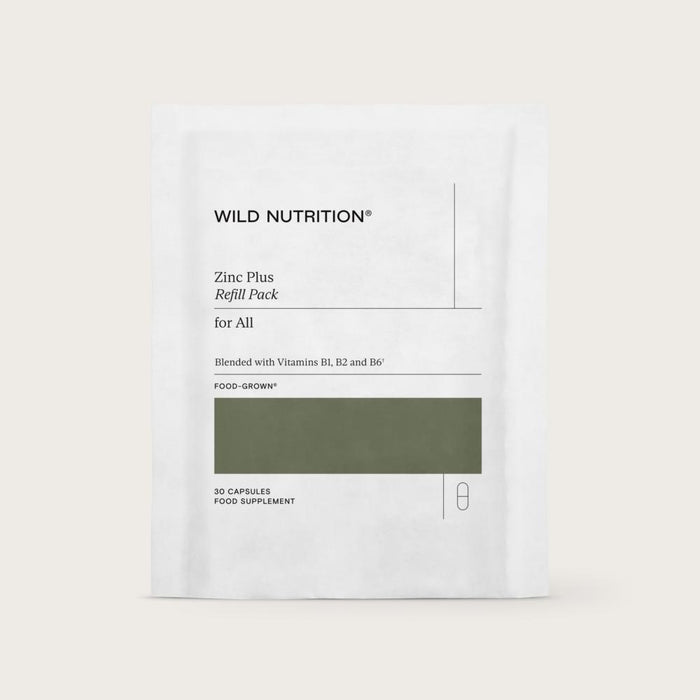 Wild Nutrition Zinc Plus Refill Pack for All 30's - Dennis the Chemist
