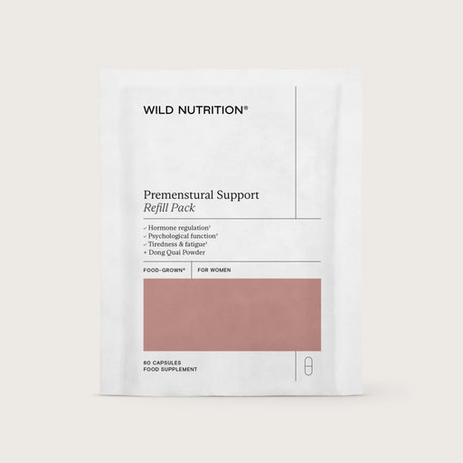 Wild Nutrition Premenstrual Support Refill Pack 60's - Dennis the Chemist