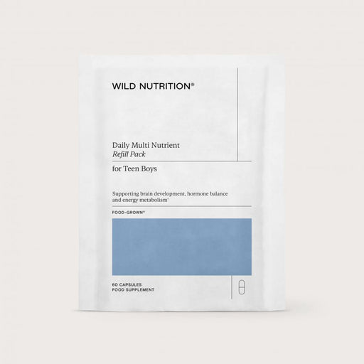 Wild Nutrition Daily Multi Nutrient Refill Pack for Teen Boys 60's - Dennis the Chemist