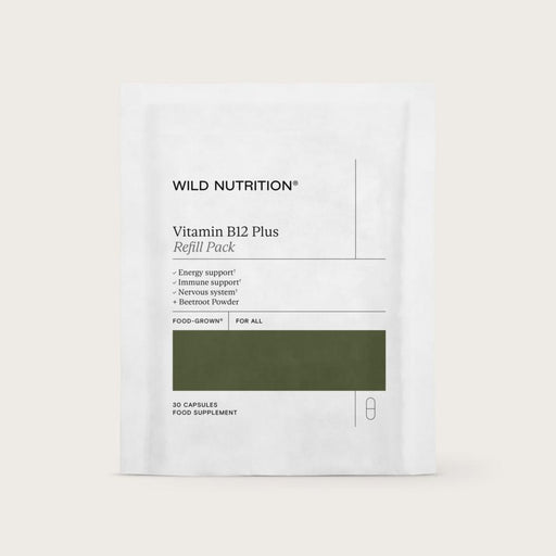 Wild Nutrition Vitamin B12 Plus Refill Pack 30's - Dennis the Chemist