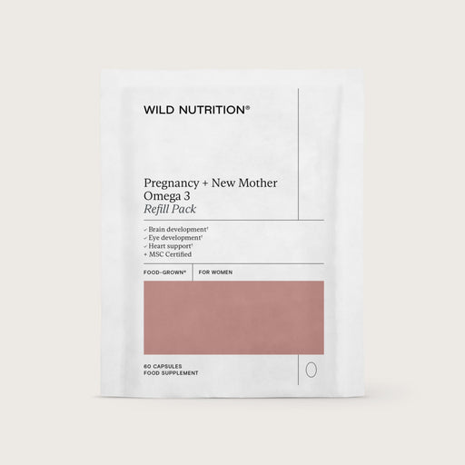 Wild Nutrition Pregnancy + New Mother Omega 3 Refill Pack 60's - Dennis the Chemist