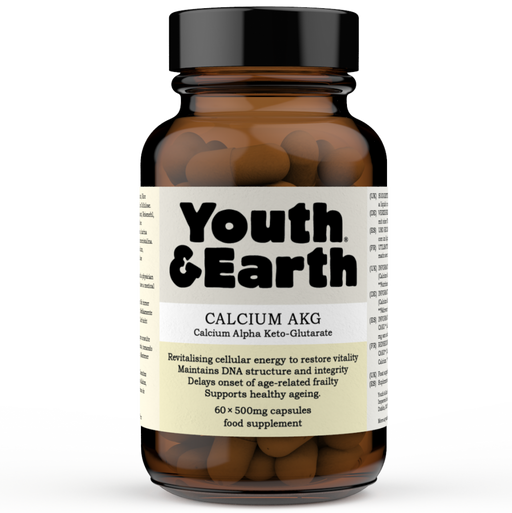 Youth & Earth Calcium AKG Calcium Alpha Keto-Glutarate 60's - Dennis the Chemist